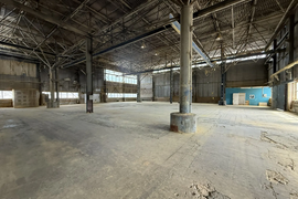 Тёплый склад 900 м², кран-балка