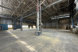 Тёплый склад 900 м², кран-балка