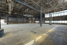 Тёплый склад 900 м², кран-балка